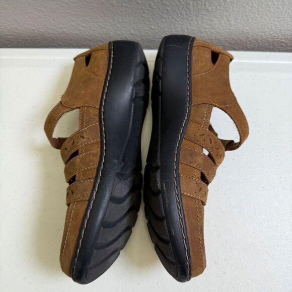 Clarks Cora River Size 8 Shoes Leather Sole Closed Toe Memory Foam Walk Womens - Picture 7 of 9